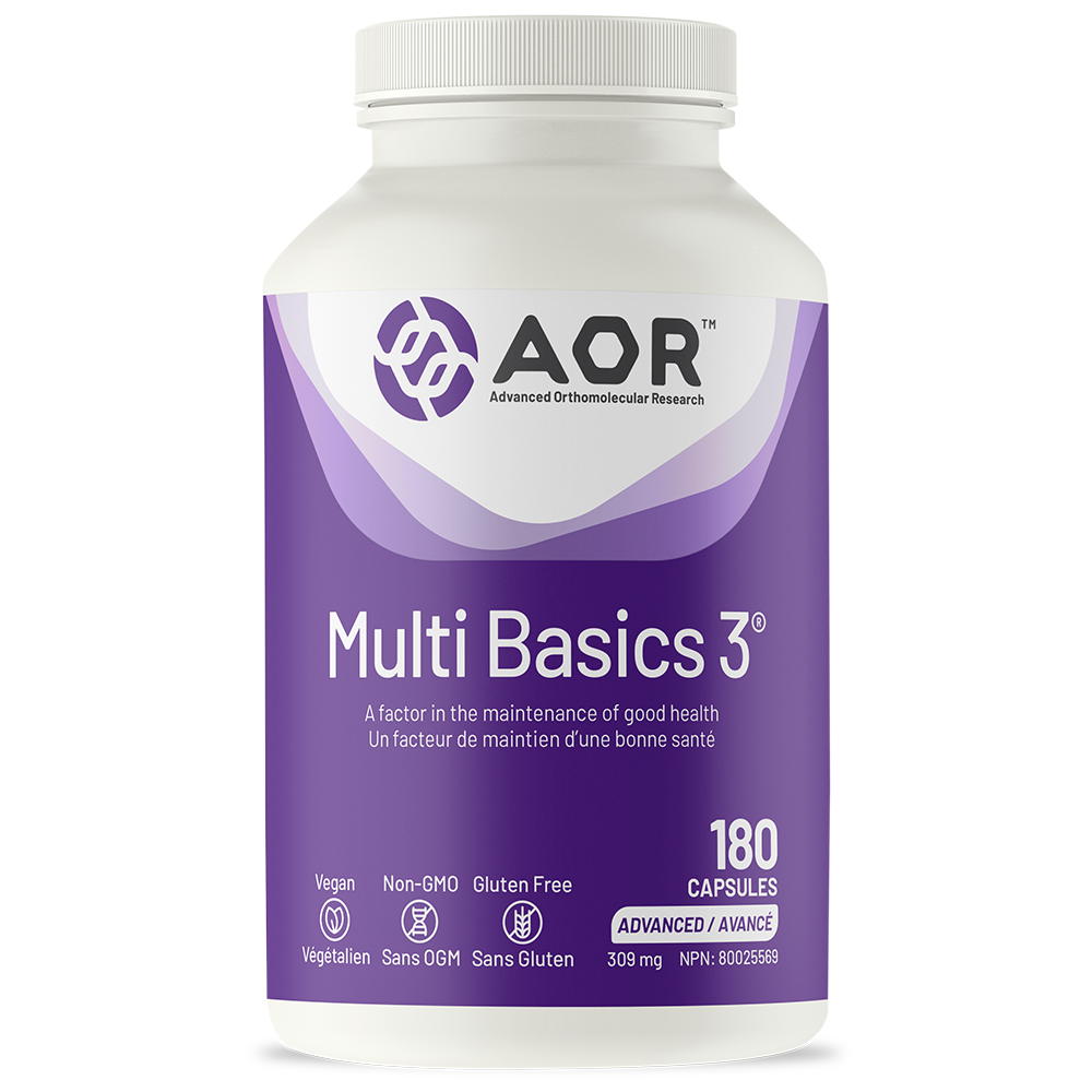 AOR Multi Basics 3 309mg, 180 Caps, 60-Day Supply
