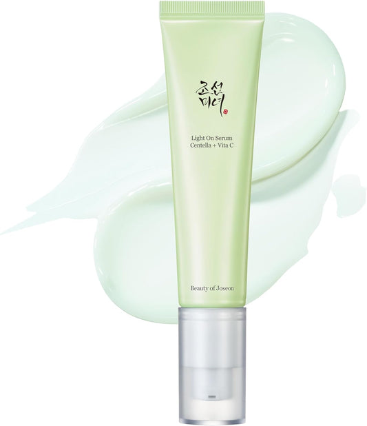 Beauty of Joseon Light On Serum Vitamin C Centella Dark Spot Fine Lines Pigmentation Correcting Serum, Hydrating Moisturizer, Korean Skin Care for Men and Women, 30ml