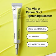 Celimax The Vita A Retinal Shot Tightening Booster | Pore Minimizer, Wrinkles & Fine Lines, Firmer Skin, 15ml