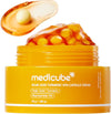 medicube Capsule Cream with Kojic Acid & Turmeric for Uneven Skin Tone | Tone Renewal & Radiance Care for troubled skin | Turmeric, Kojic, Vitamin C | Korean Skincare, 1.86 oz 53g