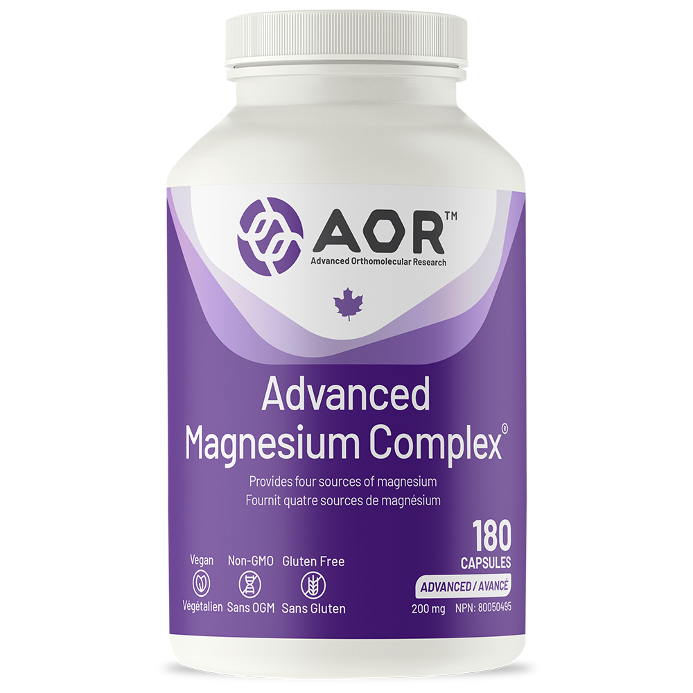 AOR Advanced Magnesium Complex 200mg, 180 Capsules 180-Day Supply